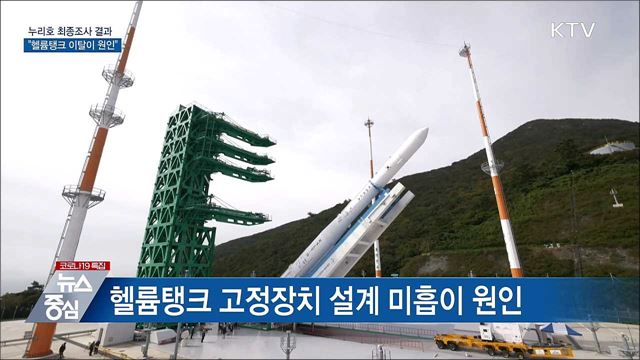 누리호 최종조사 결과···"헬륨탱크 이탈이 원인"