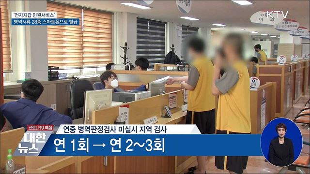 전자지갑 민원서비스···병역서류 28종 스마트폰 발급