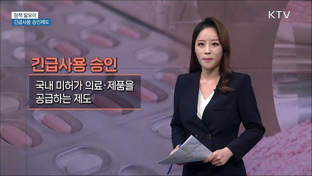 긴급사용 승인제도 [정책 말모이]