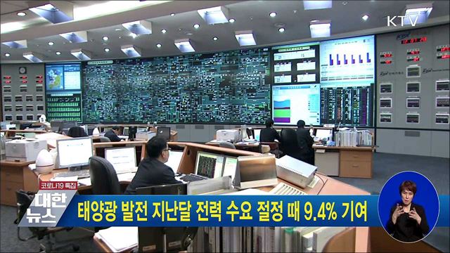 태양광, 지난달 전력 수요 절정 때 9.4% 기여