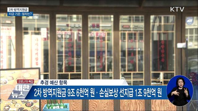 '3백만 원 2차 방역지원금'···지급 기준·절차는?