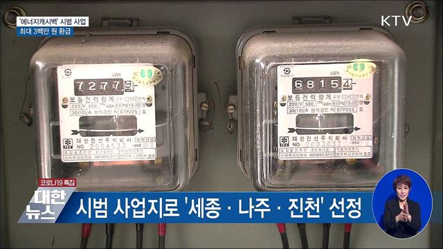 "적게 쓰고 돌려받자"···'에너지캐시백' 사업 운영