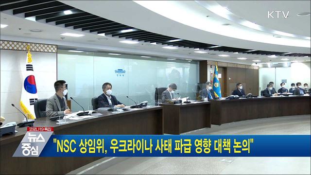 "NSC 상임위, 우크라이나 사태 파급 영향 대책 논의"