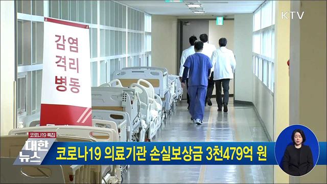 코로나19 의료기관 손실보상금 3천479억 원
