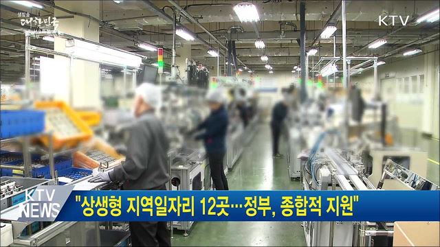 "상생형 지역일자리 12곳···정부, 종합적 지원"