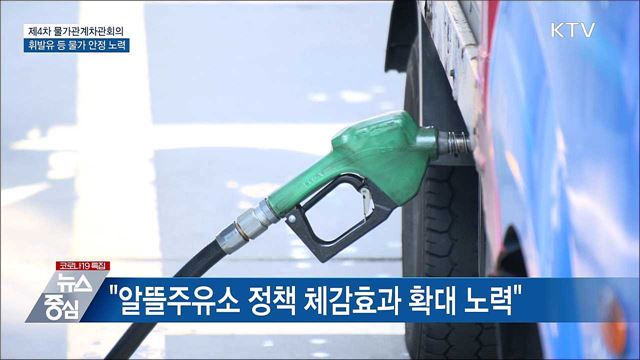 "유류세 인하 연장 검토···설 이후 물가안정 노력"