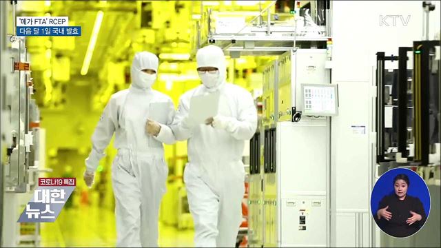 '메가 FTA' RCEP, 다음 달 1일 국내 발효