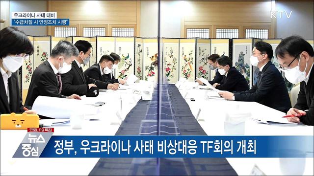 우크라이나 사태 대비···"수급차질 시 안정조치 시행"