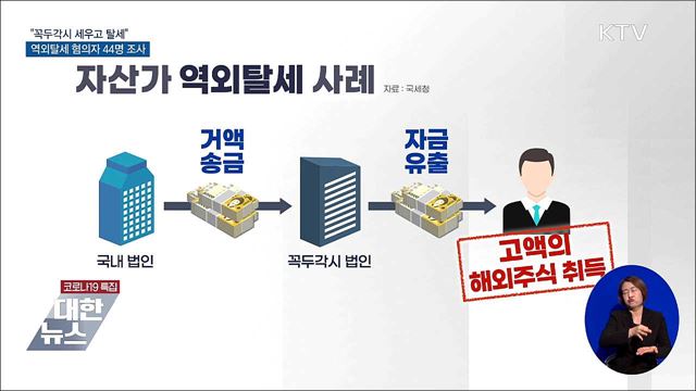 "꼭두각시 세우고 탈세"···역외탈세 혐의자 44명 조사