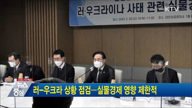 러-우크라 상황 점검···실물경제 영향 제한적