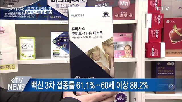 내일부터 다중이용시설 방역패스 적용 일시중단