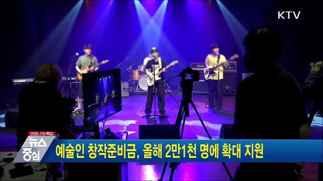 예술인 창작준비금, 올해 2만1천 명에 확대 지원