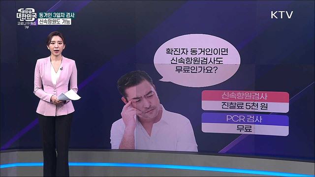 확진자 동거인, PCR 대신 신속항원 검사 받아도 된다? [사실은 이렇습니다]