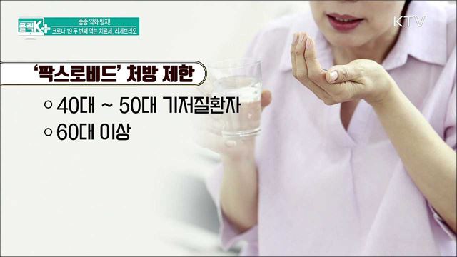 중증 악화 방지! 코로나19 두 번째 먹는 치료제, 라게브리오 [클릭K+]