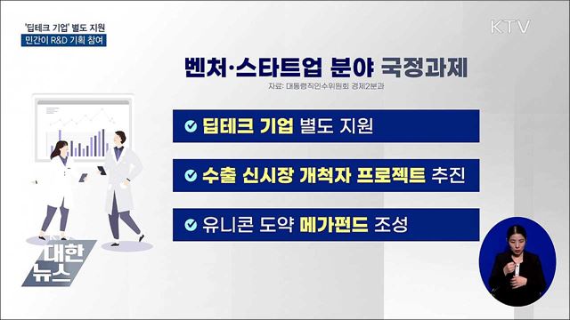 '딥테크기업' 별도 지원···민간이 R&D 기획 참여