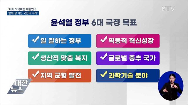 "다시 도약하는 대한민국, 함께 잘 사는 국민의 나라"