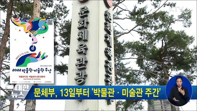 문체부, 13일부터 '박물관·미술관 주간'