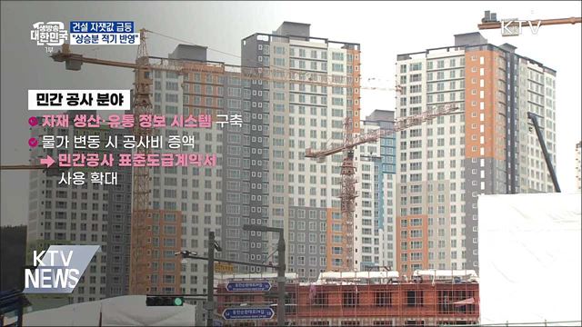 건설 자잿값 급등···"상승분 공사비에 신속히 반영"