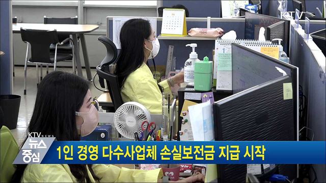1인 경영 다수사업체 손실보전금 지급 시작