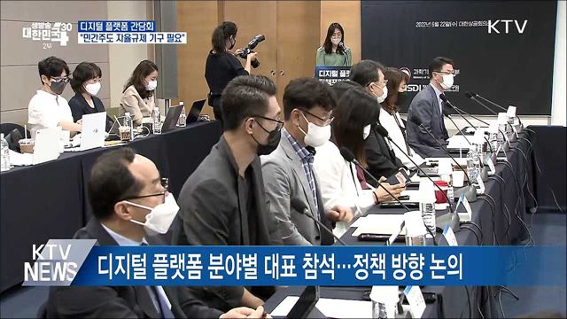 "디지털 플랫폼 민간주도 자율규제 기구 필요"