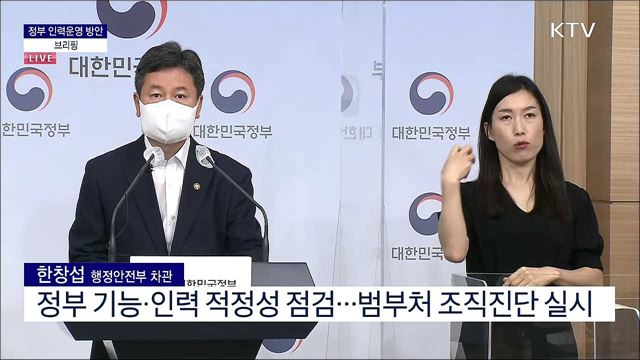 정부 인력운영 방안 브리핑