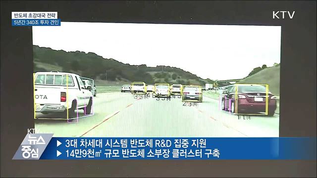 '반도체 초강대국 달성 전략'···5년간 340조 투자 견인