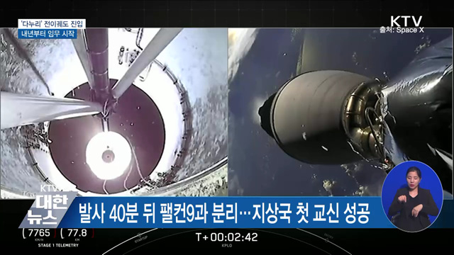 '다누리' 전이궤도 진입 성공···내년 임무 시작