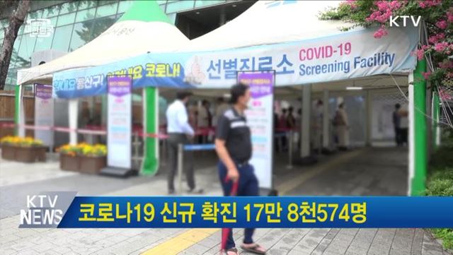 코로나19 신규 확진 17만 8천574명