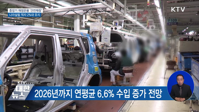 중장기 재정운용 '건전재정'···나라살림 적자 2%대 유지