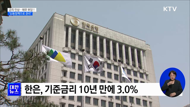 금리 인상으로 채무 부담↑···"신용정책 통해 관리"