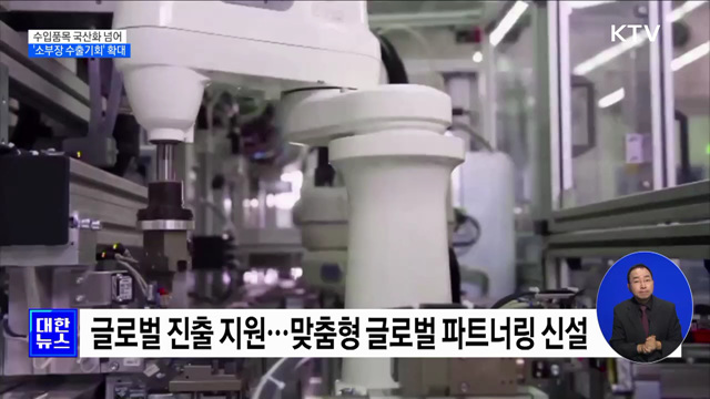 수입품목 국산화 넘어 '소부장 수출기회' 확대
