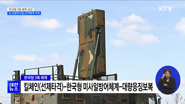 '한국형 3축 체계' 보강···北 신형미사일 요격체계 구축