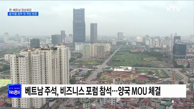 한·베트남 정상회담···윤석열 정부 첫 국빈 방문