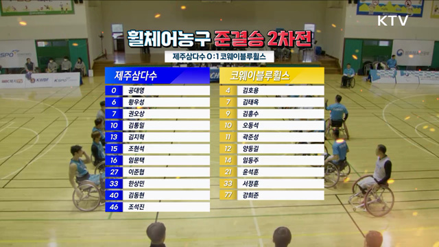휠체어농구 준결승 2차전 