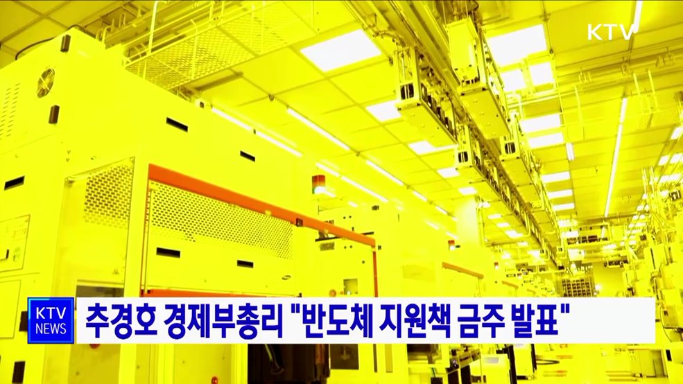 추경호 경제부총리 "반도체 지원책 금주 발표"