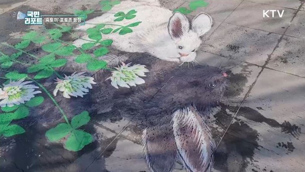 계묘년 맞아 목포 '흑토끼 포토존' 등장