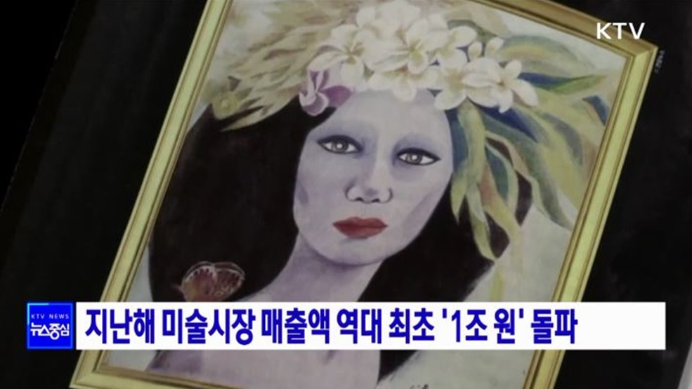 지난해 미술시장 매출액 역대 최초 '1조 원' 돌파