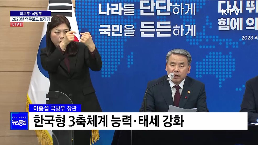 국방부 2023년 업무보고 브리핑