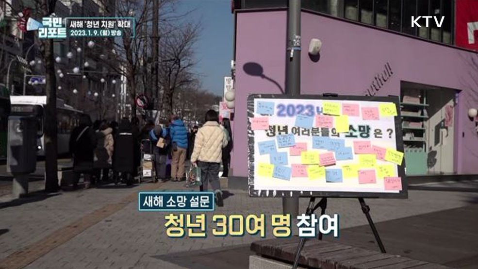 새해 청년 자립·일자리 지원 정책 확대