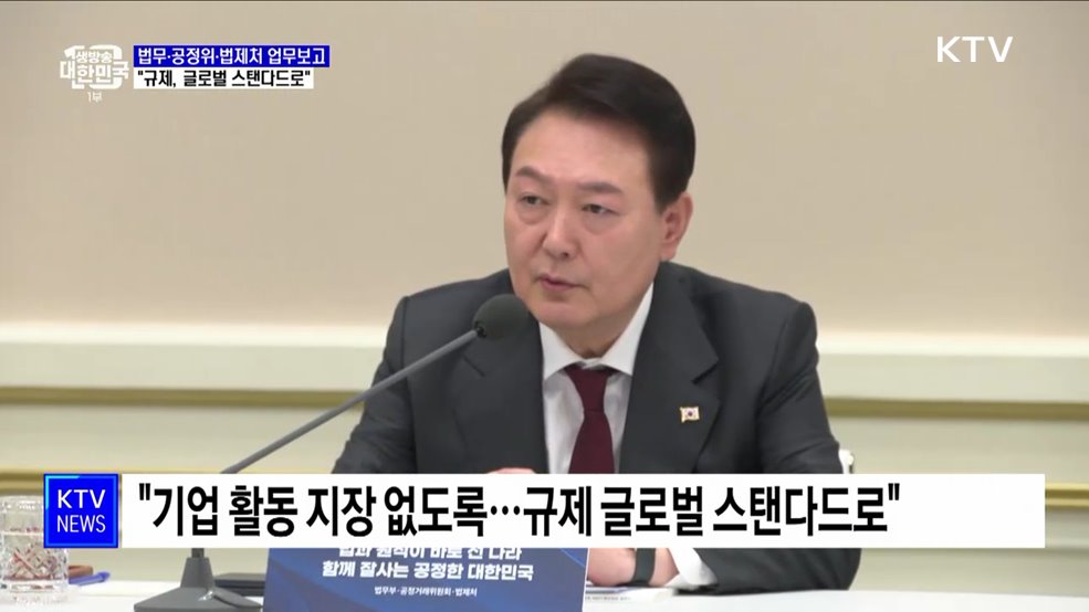 "헌법 가치 수호···규제, 글로벌 스탠더드로 바꿔야"