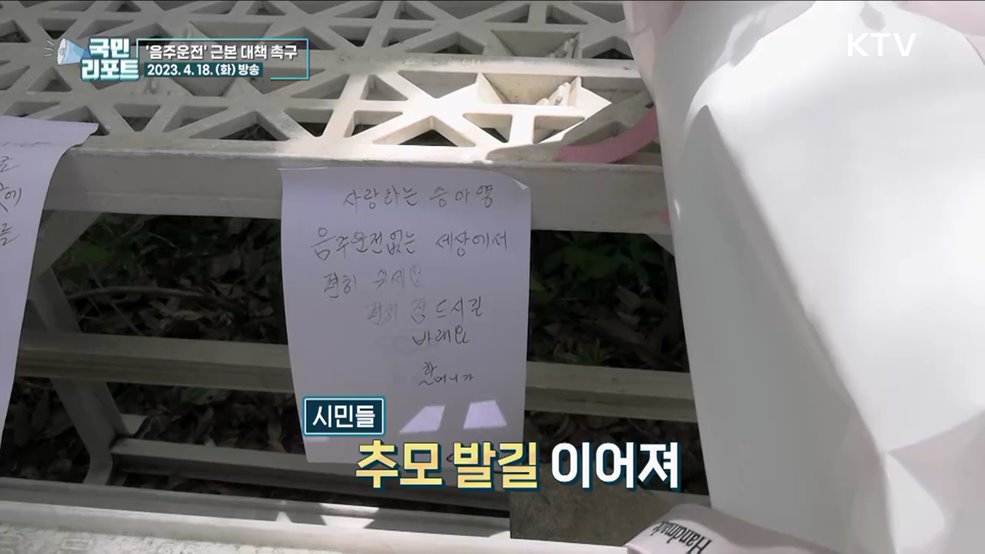 음주운전 사망사고, 강력 처벌과 대책 시급