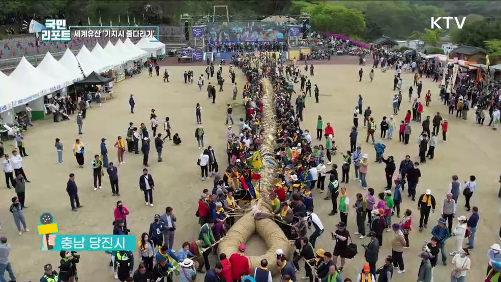 "영차, 영차" 당진 기지시 줄다리기 축제 재개