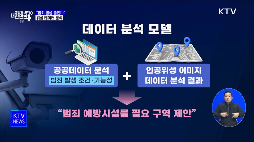 "위성 데이터로 CCTV 필요 지역 찾는다"