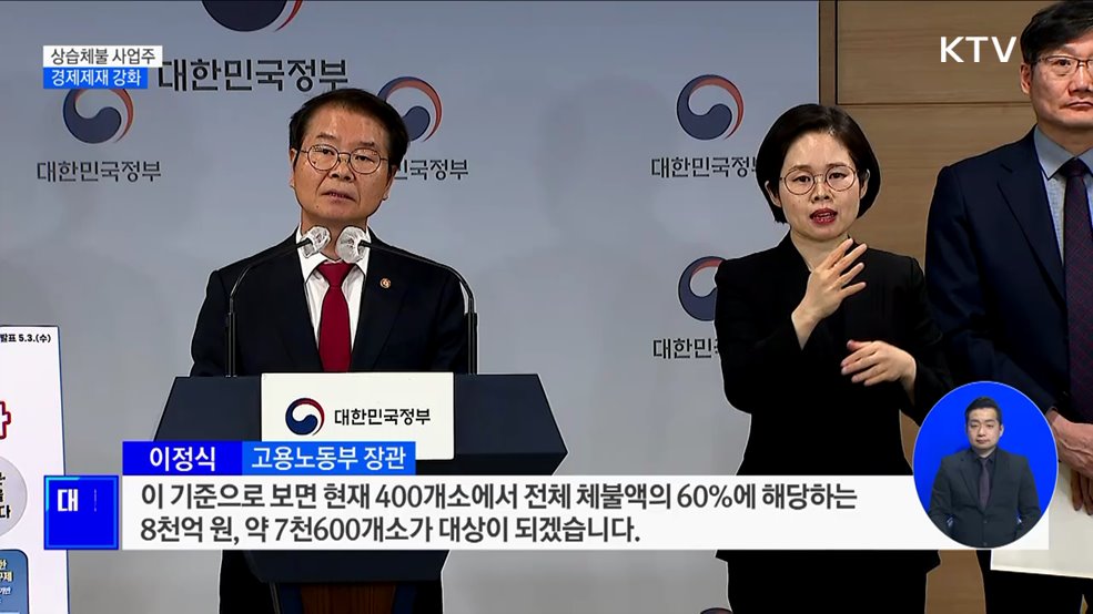 상습체불 사업주 정부지원 제한·신용제재
