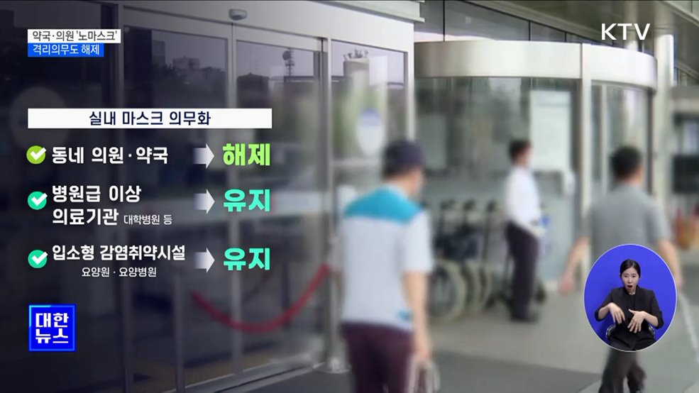 약국·동네의원 '노마스크'···격리의무도 해제 [정책현장+]