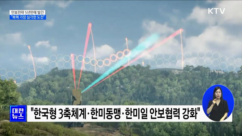 안보전략 5년만에 발간···"북핵 가장 심각한 도전"