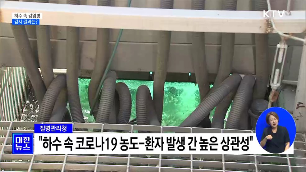 생활하수 코로나 감시···"농도 짙을수록 환자 증가"