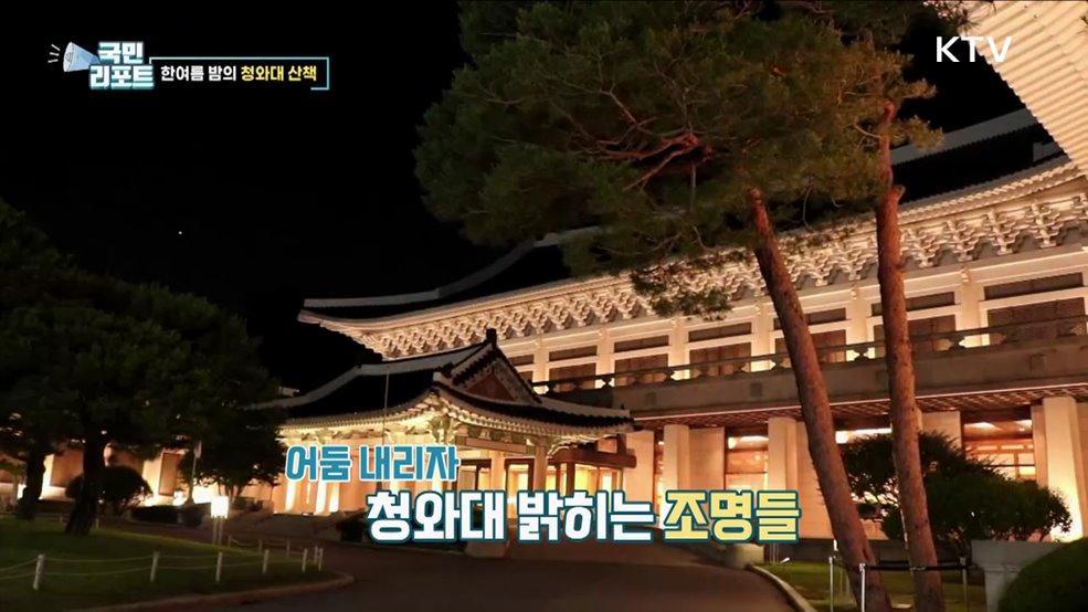 여름밤 정취 즐겨요, 청와대 야간 개방 인기