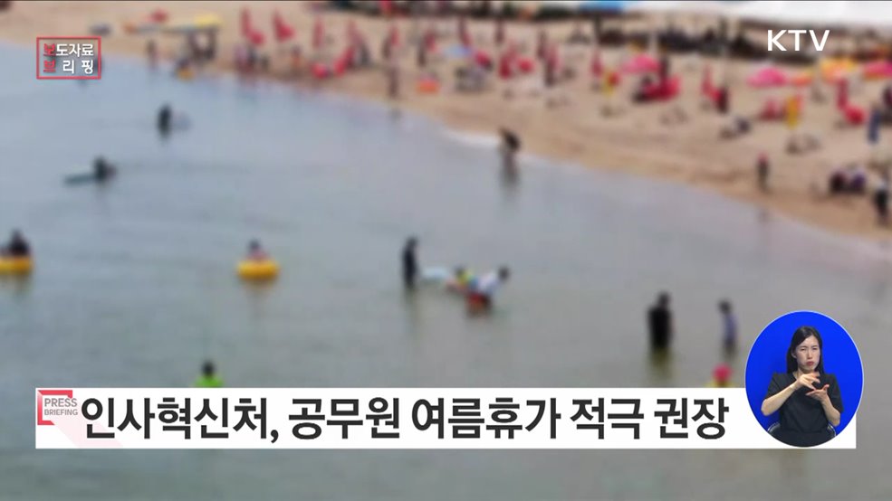 "가족·친구와 국내여행 가세요" 여름휴가 권장