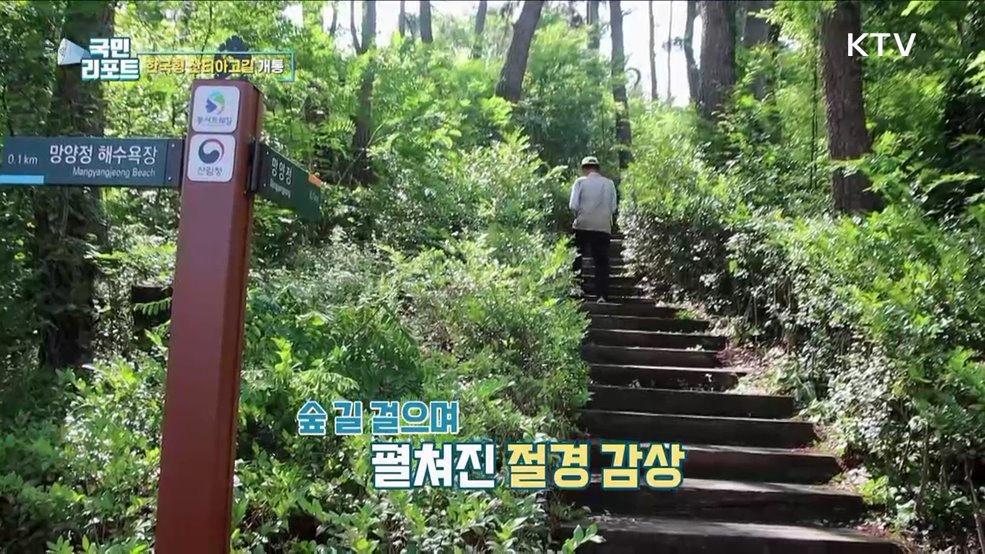 한반도 횡단 '동서트레일' 울진 구간 개통